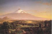 Thomas Cole Mount Etna (mk13) Spain oil painting artist